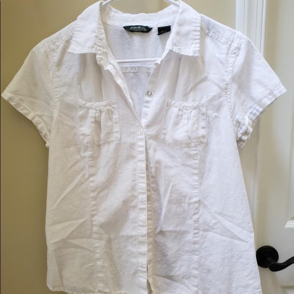 💰White Eddie Bauer Button-Up💰
